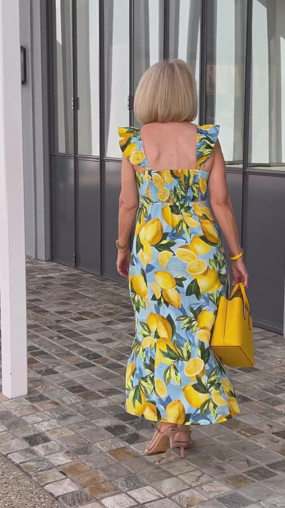 VanDeZaar | Limón | Sommerkleid mit Zitronenprint