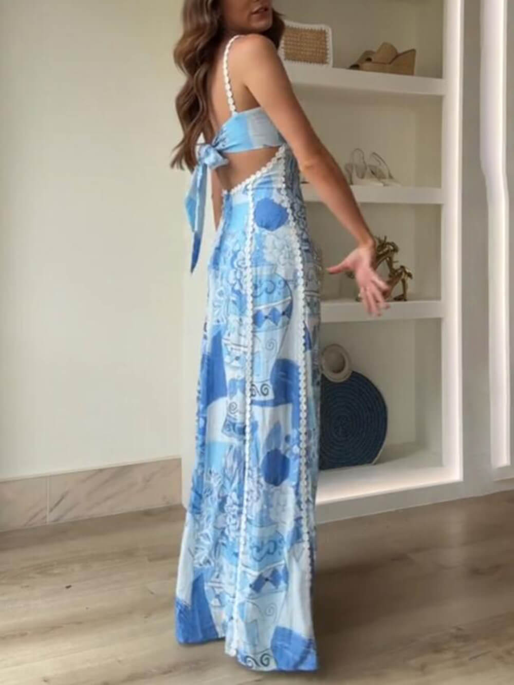 Abito | Sommer-Maxi mit mediterraner Kunst & Stickdetails