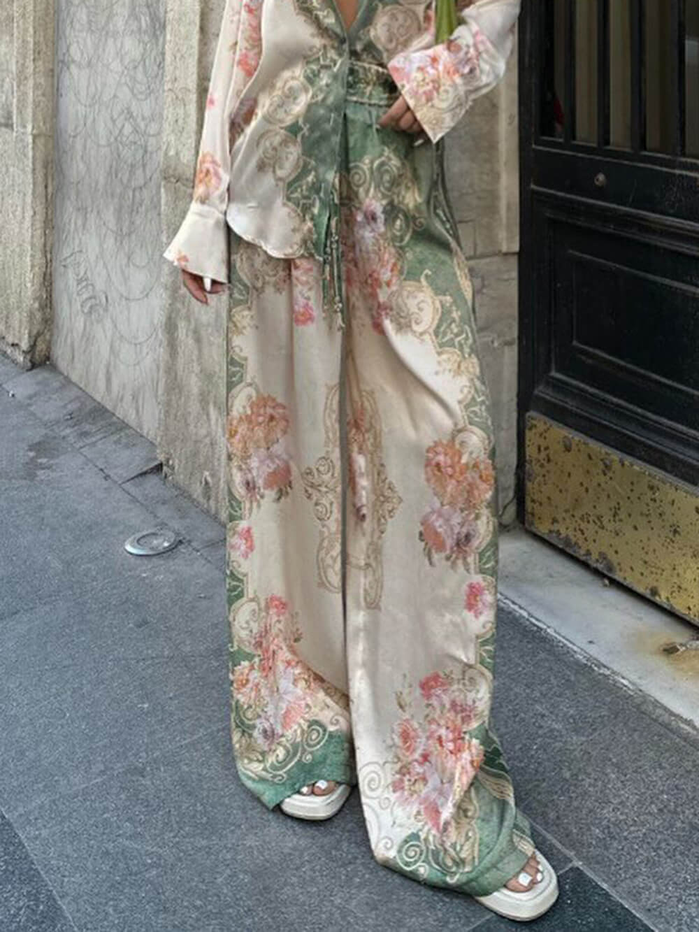 Elvara | Barock Satin Set
