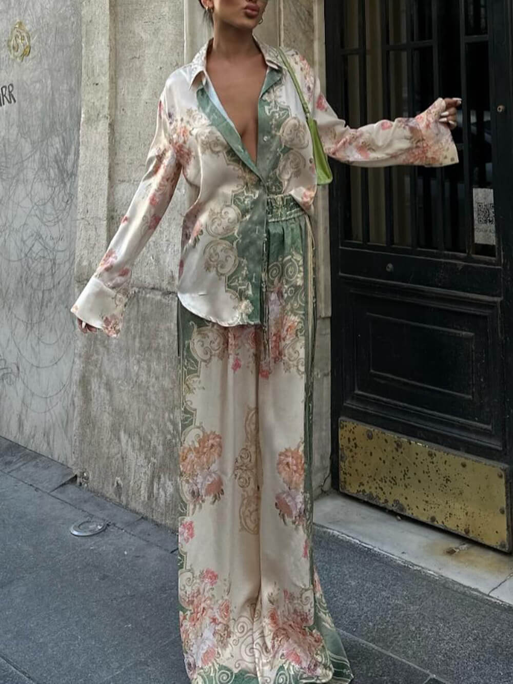 Elvara | Barock Satin Set