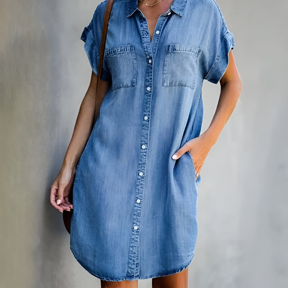 Oaklee | Lässiges Hemdblusenkleid