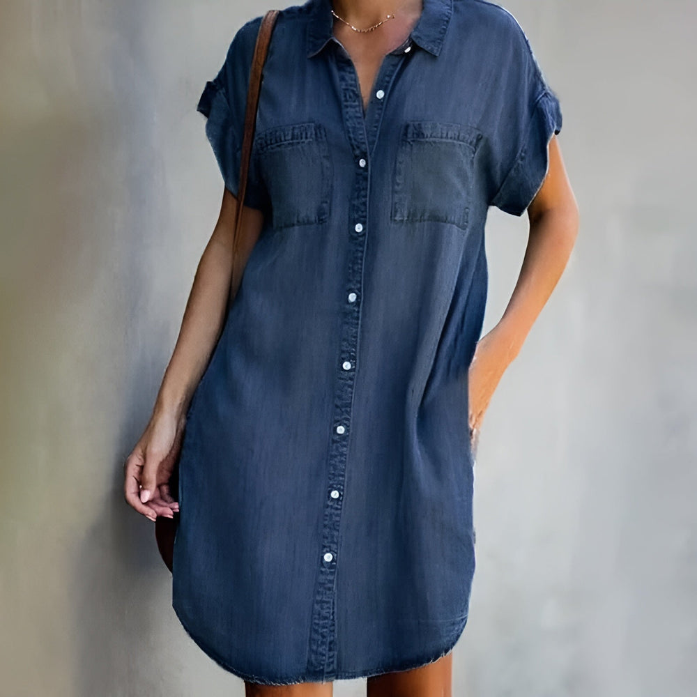 Oaklee | Lässiges Hemdblusenkleid