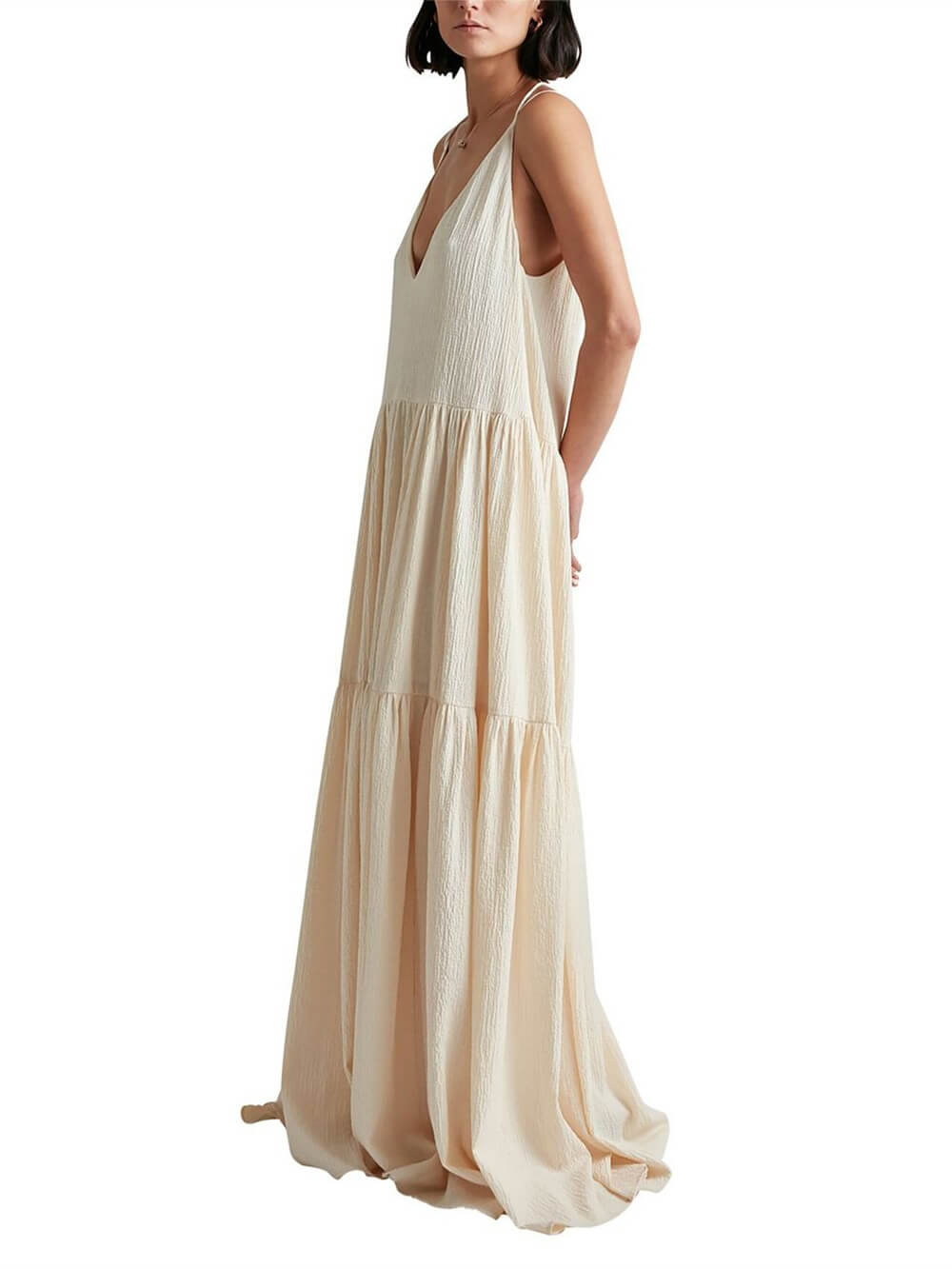 Heide | Lockeres Maxikleid mit Trägern