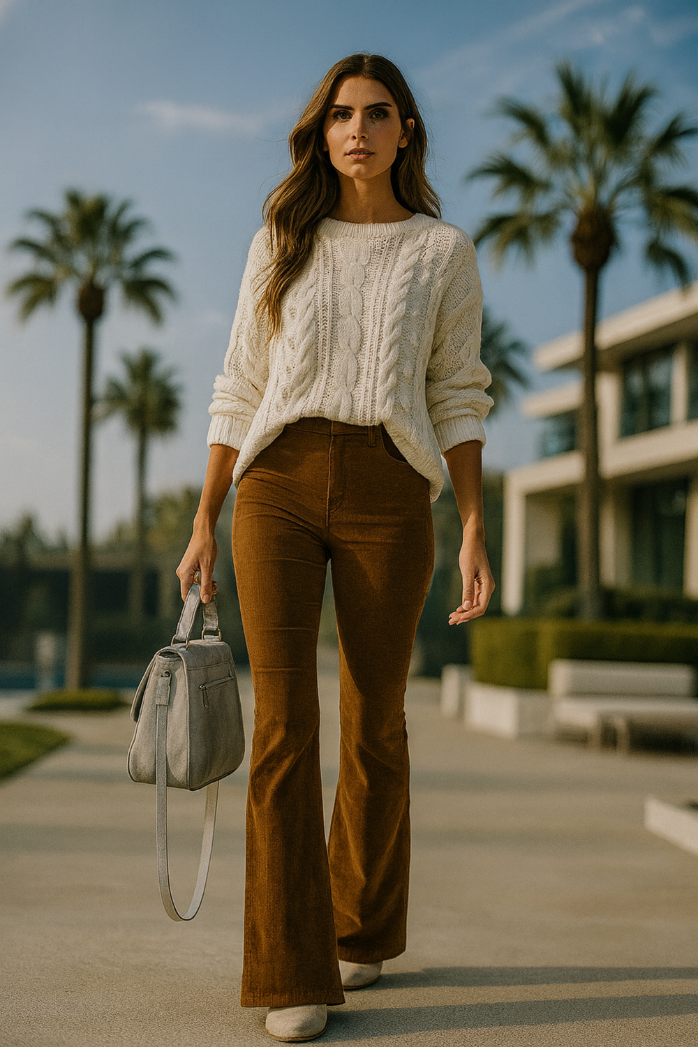 Cassidy | Corduroy Flare Pants