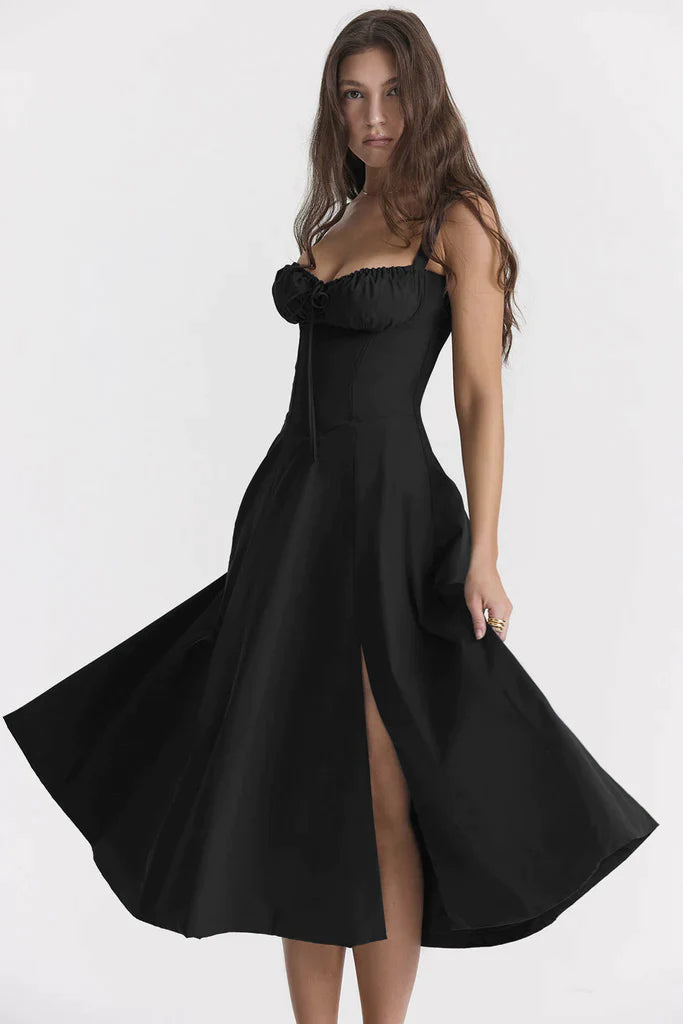 Martha | feminines Bustierkleid mit Blumendekor