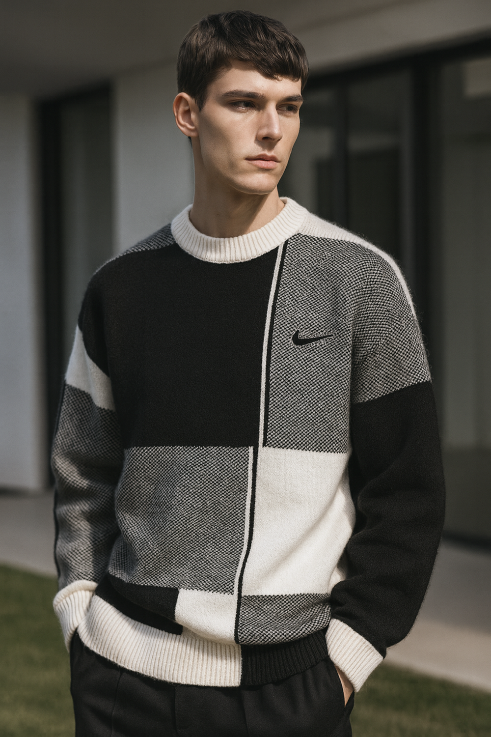 Hans | Checkered Sweater