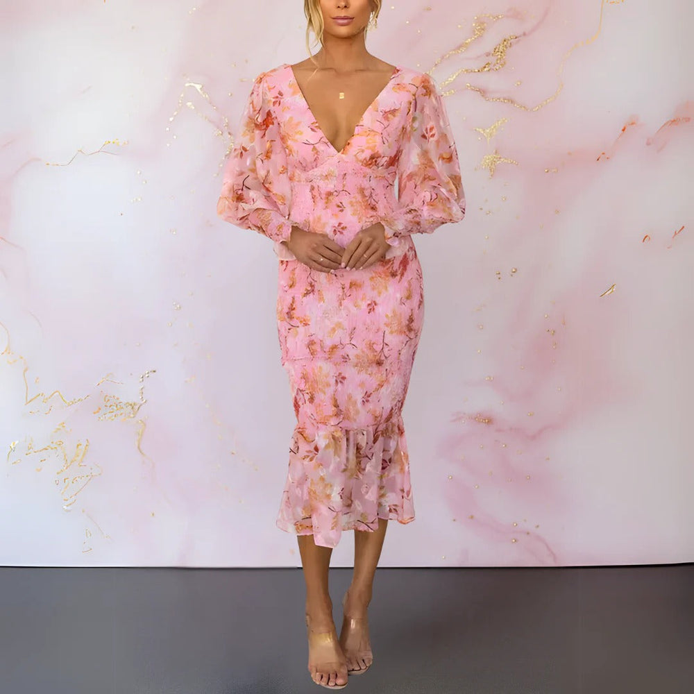 Ella Elegantes Blumenkleid