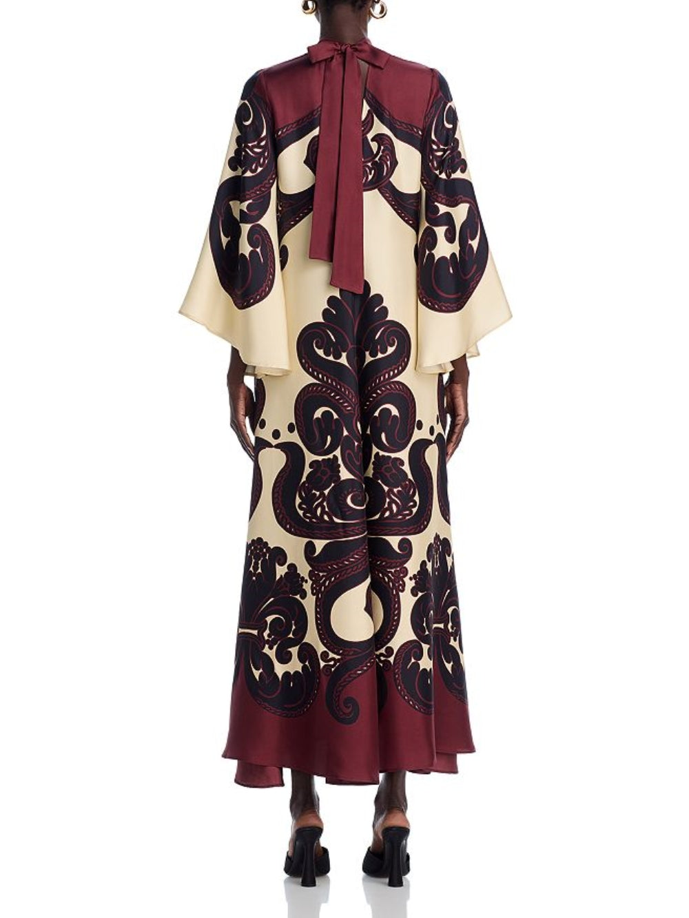 Elegance Ease | Atemberaubendes Maxikleid mit Grenadilla-Print