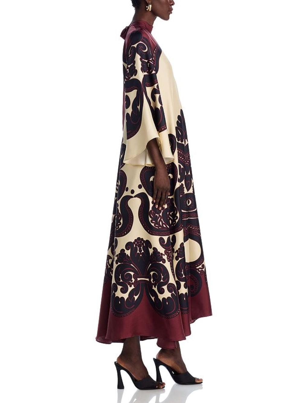 Elegance Ease | Atemberaubendes Maxikleid mit Grenadilla-Print