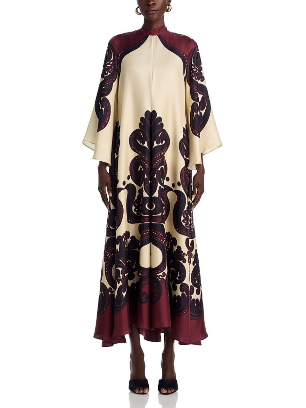 Elegance Ease | Atemberaubendes Maxikleid mit Grenadilla-Print