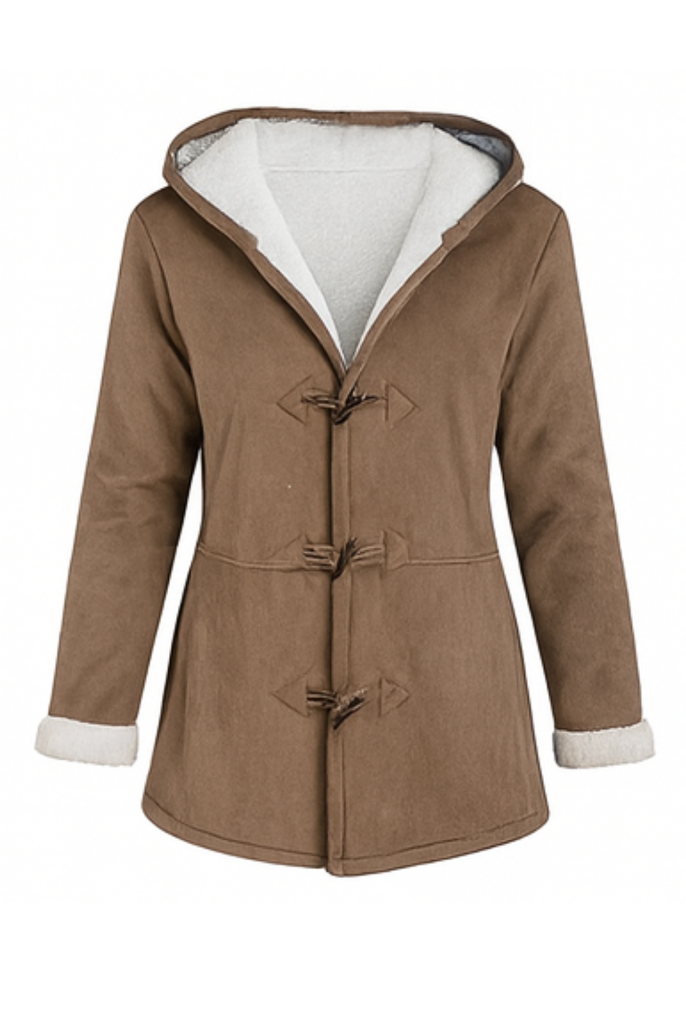 Serena Klassische Fleecejacke | Khaki