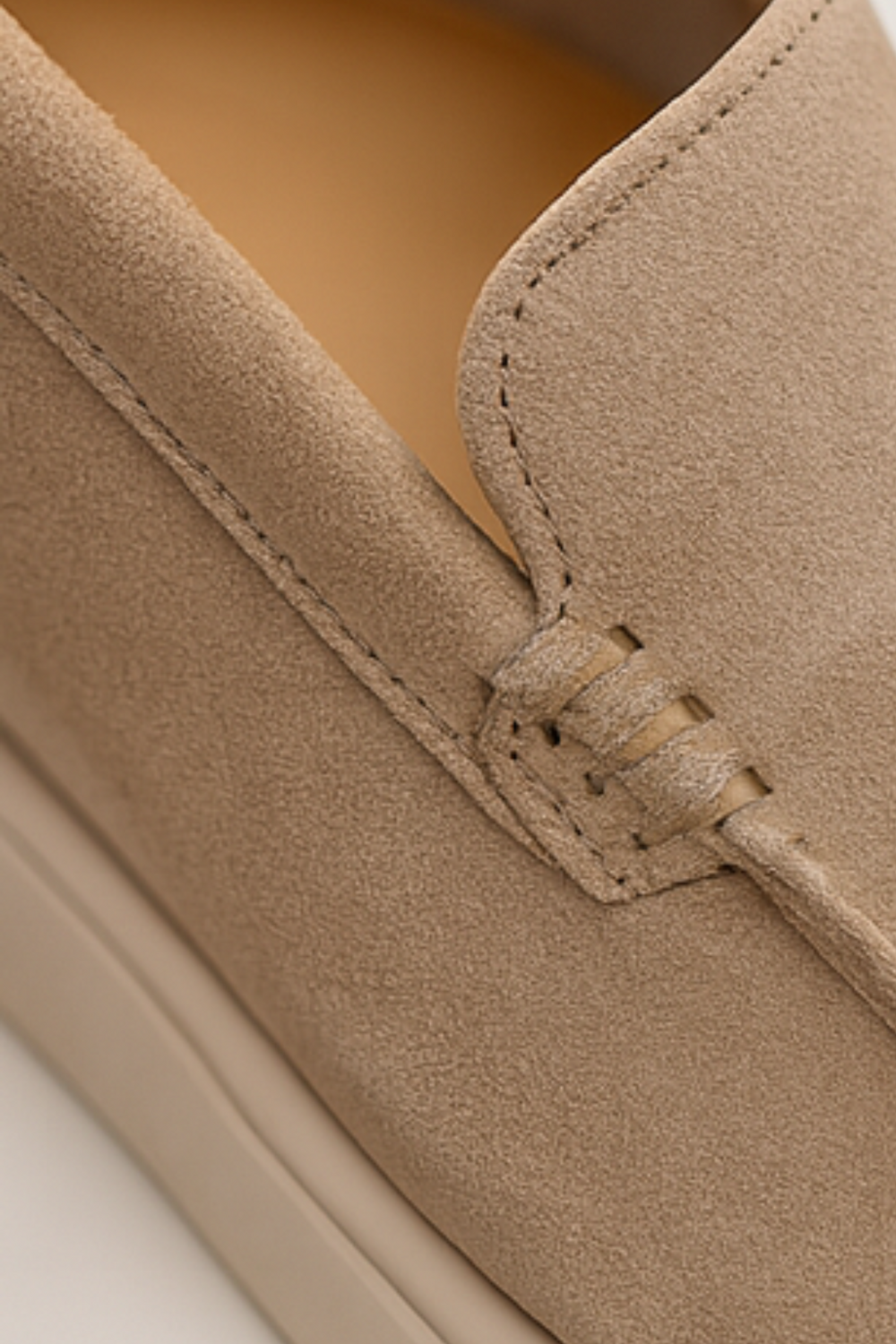 Chase Elegante Wildleder-Loafer | Khaki