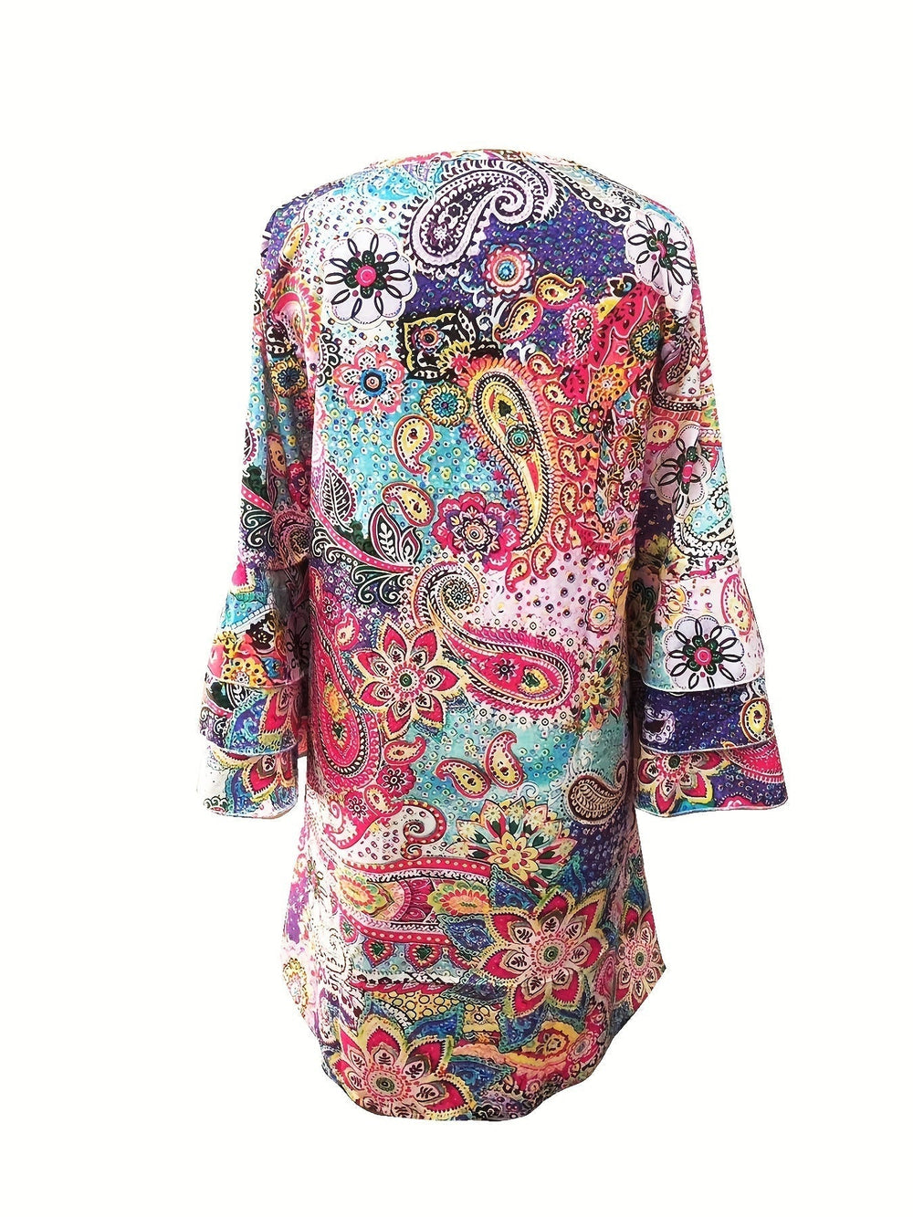 Aniya | Geblümtes Kleid mit V-Ausschnitt