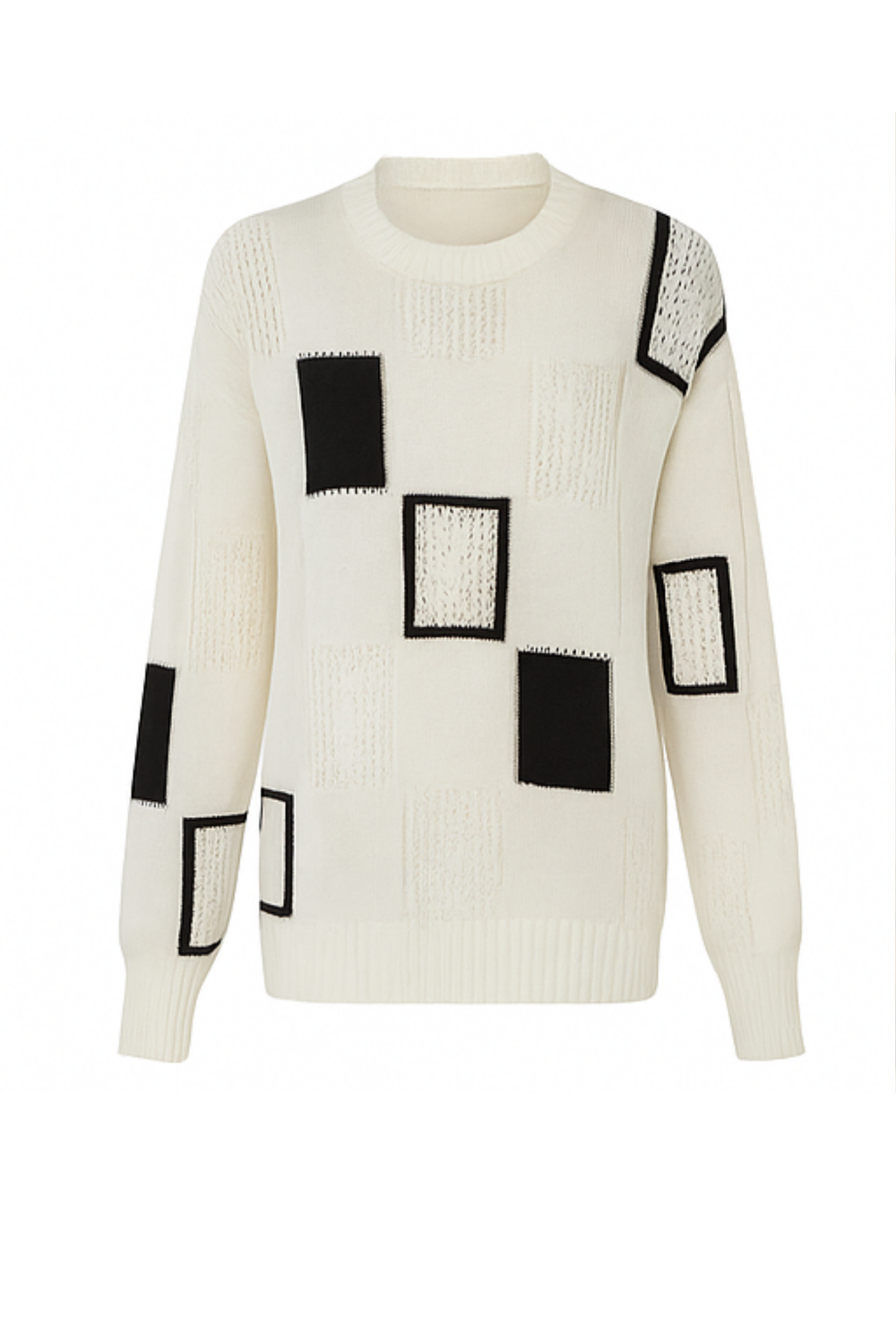 Ayla Strickpullover | Weiß
