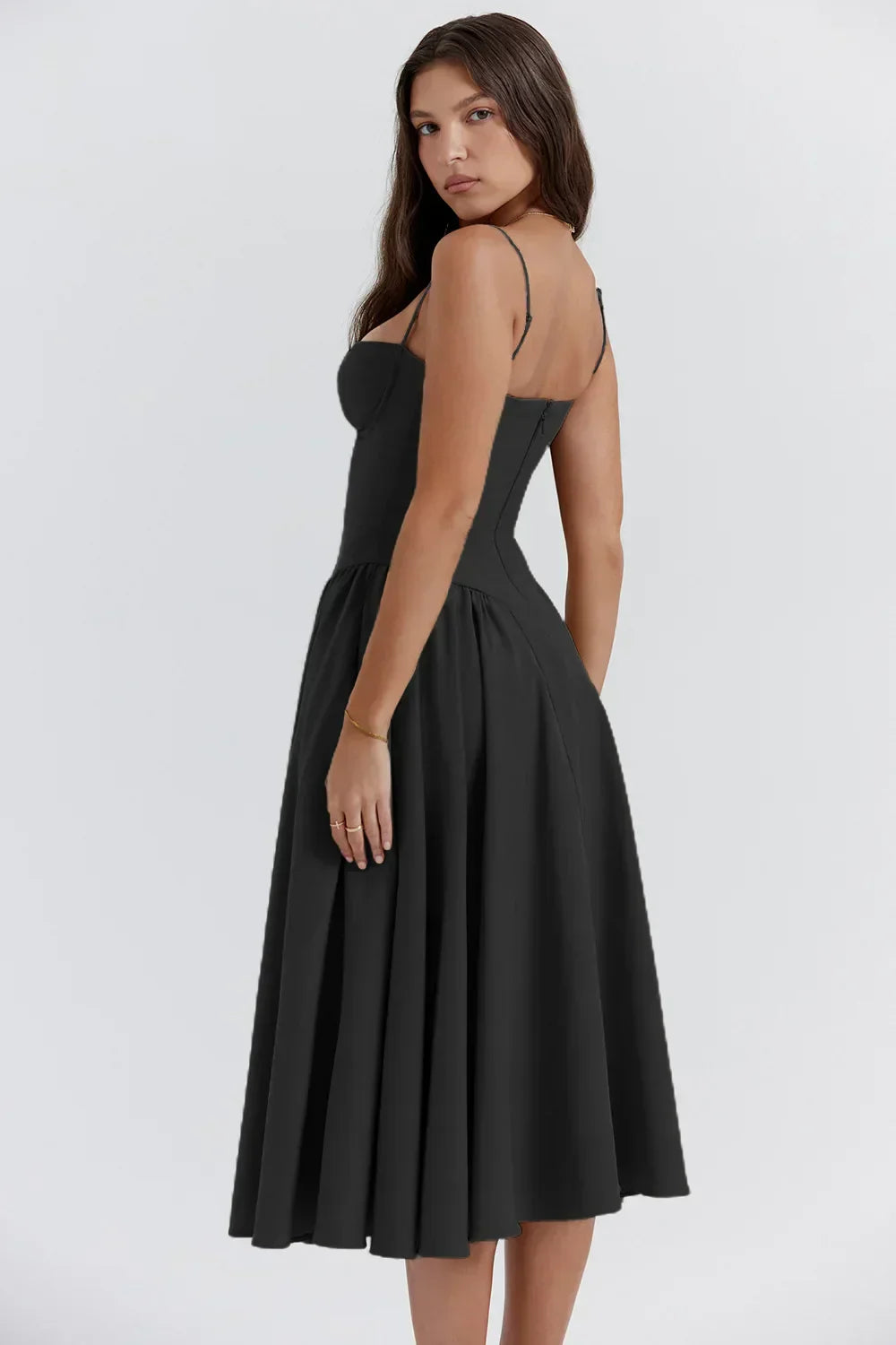 Michaela | Ärmelloses Midikleid
