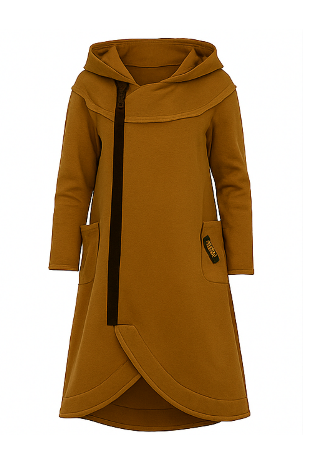 Nana Hoodie mit Reißverschluss | Braun
