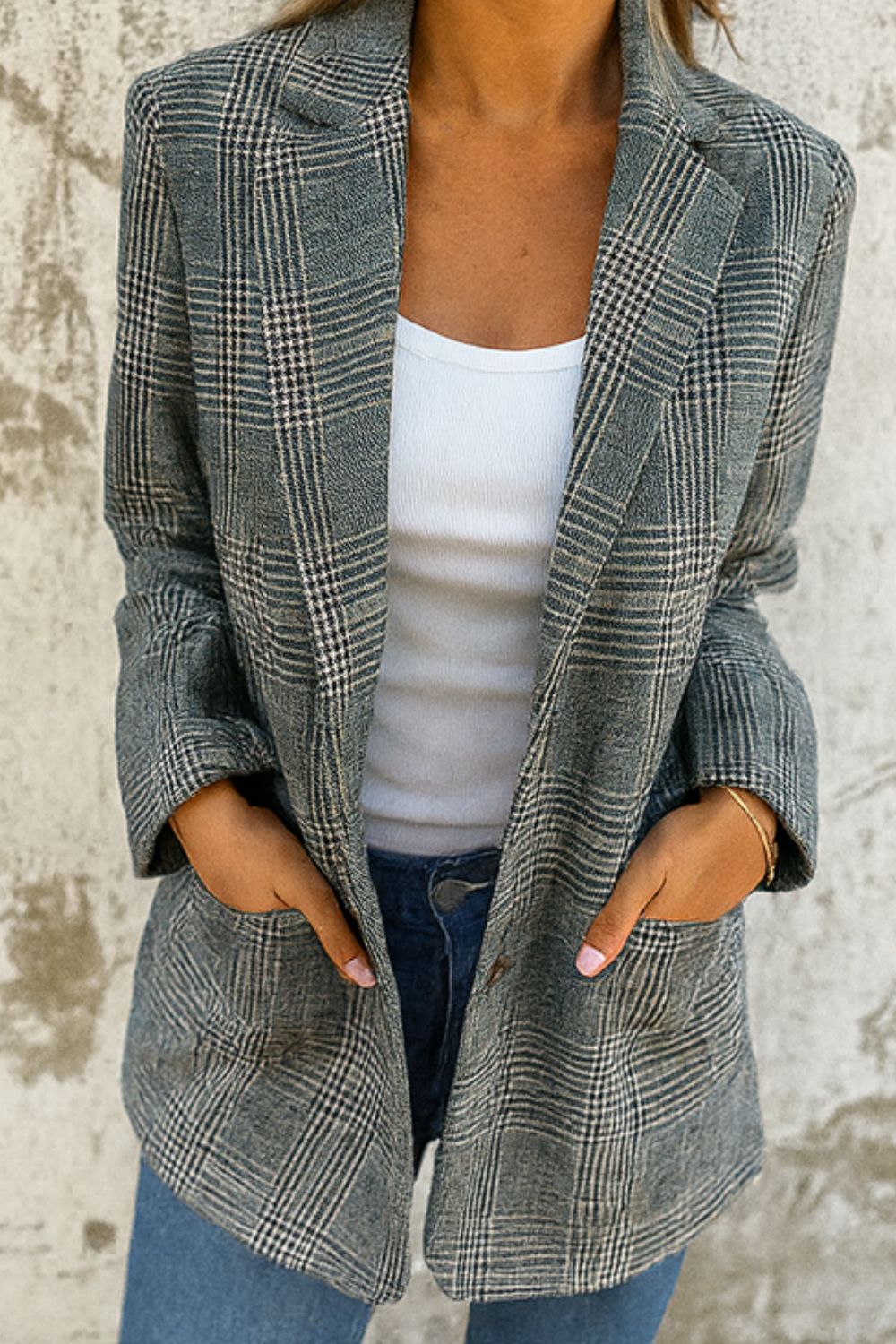 Flora Stilvolle Jacke | Schwarz