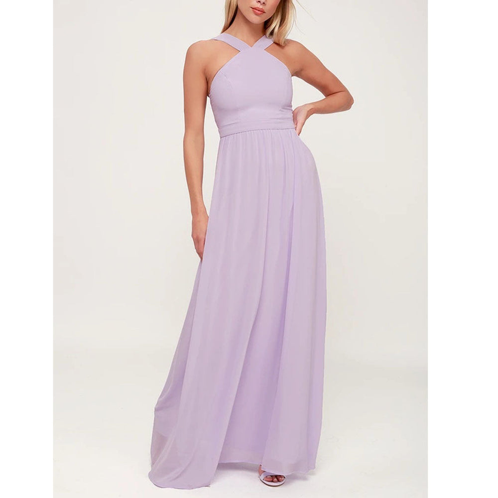 Sara | Weißes Midikleid mit überkreuztem Ausschnitt