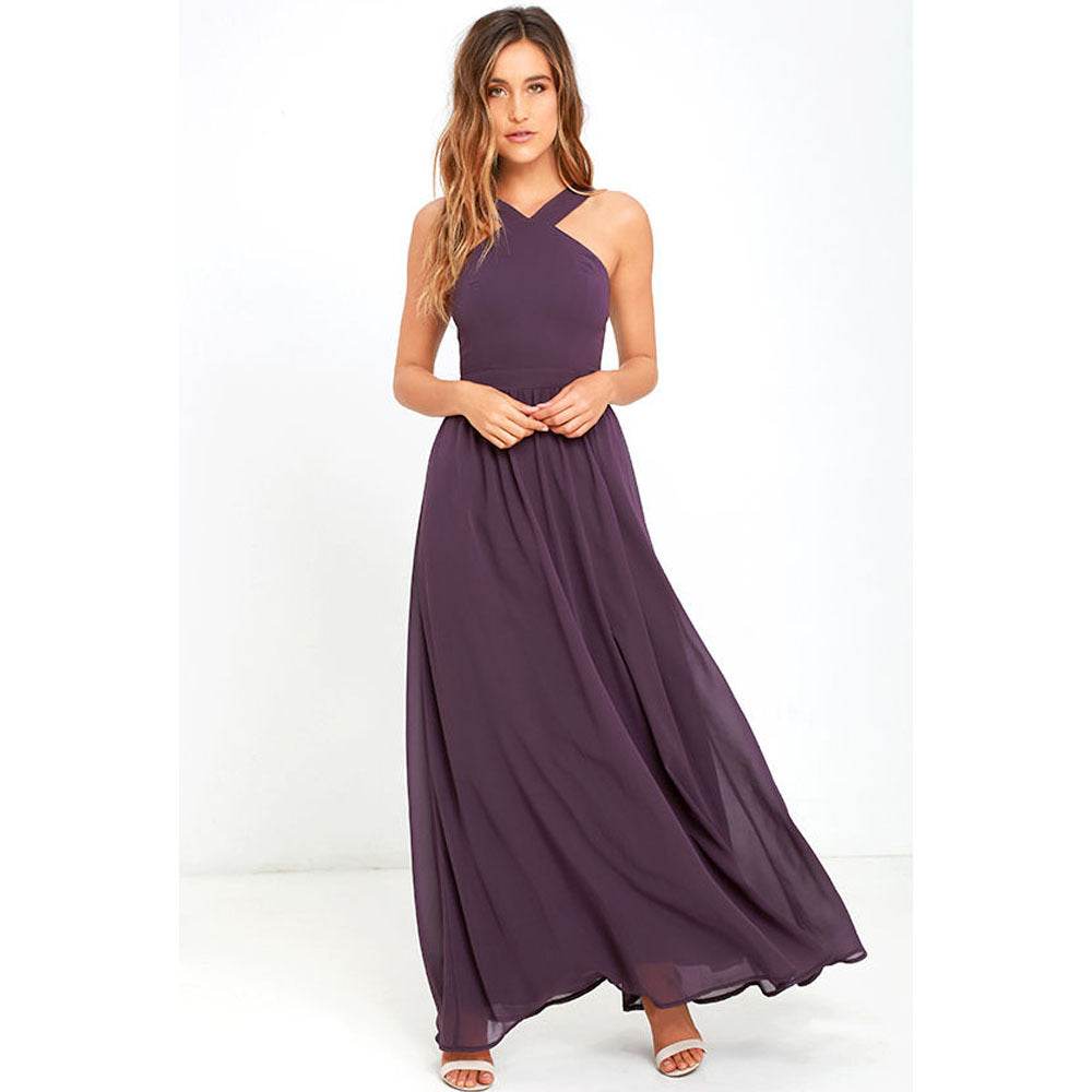 Sara | Weißes Midikleid mit überkreuztem Ausschnitt
