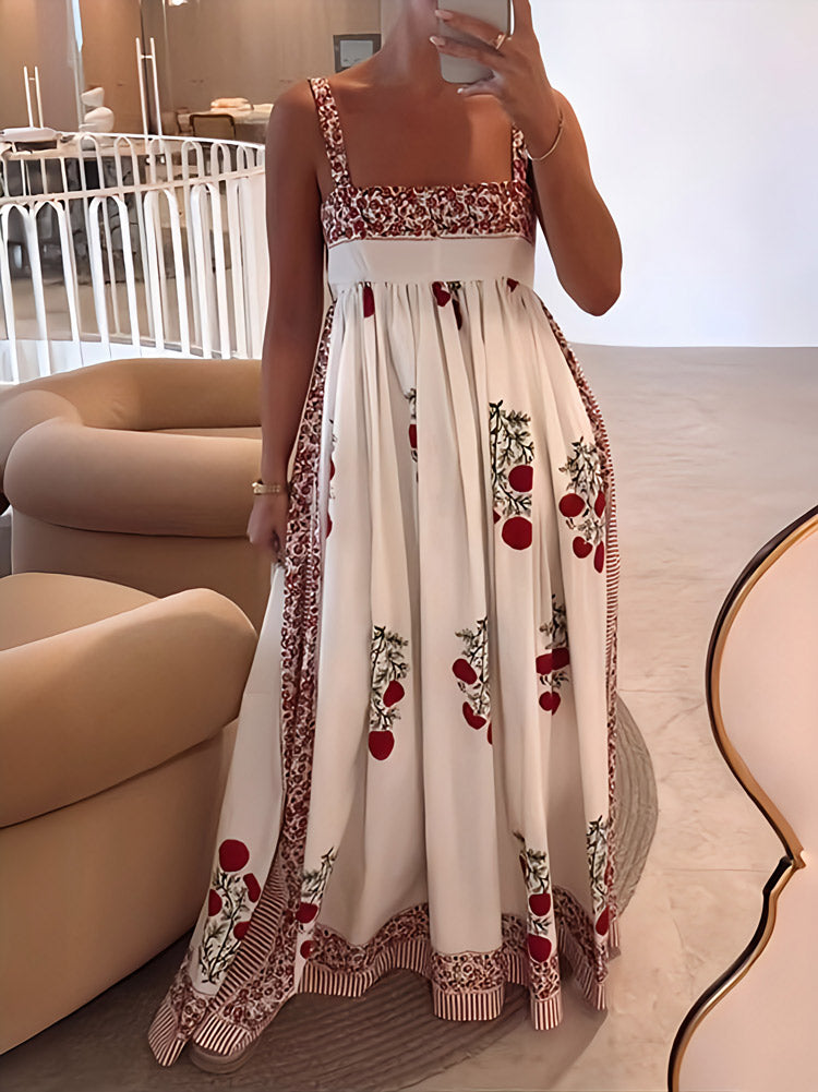 Maggie | Trendiges Maxikleid mit Blumenmuster