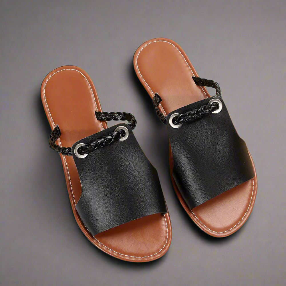 Zettergren | Handgefertigte flache Sandalen aus Premiummaterial