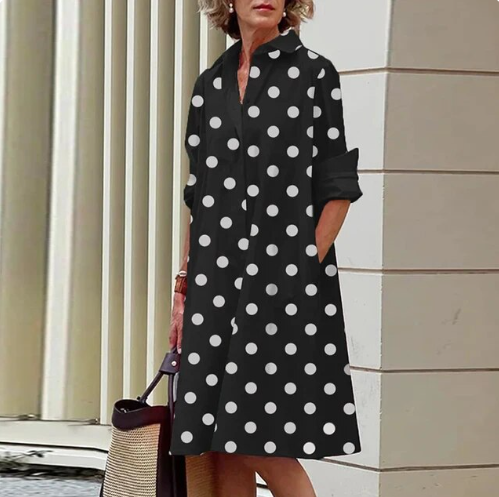 Schlichtes Hemdkleid für Damen