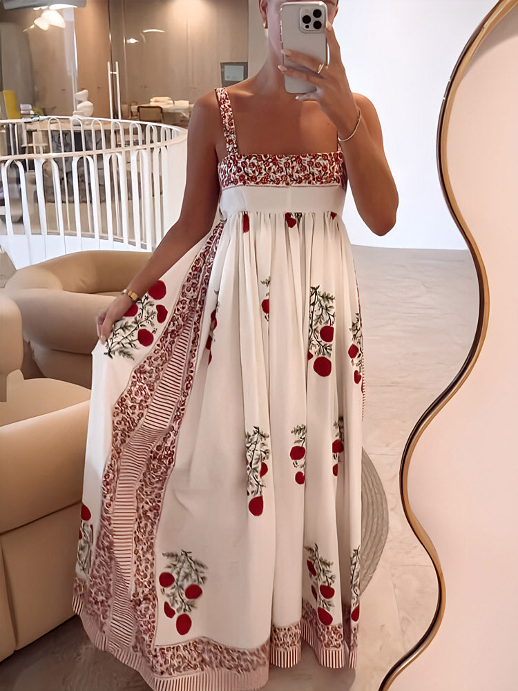 Maggie | Trendiges Maxikleid mit Blumenmuster