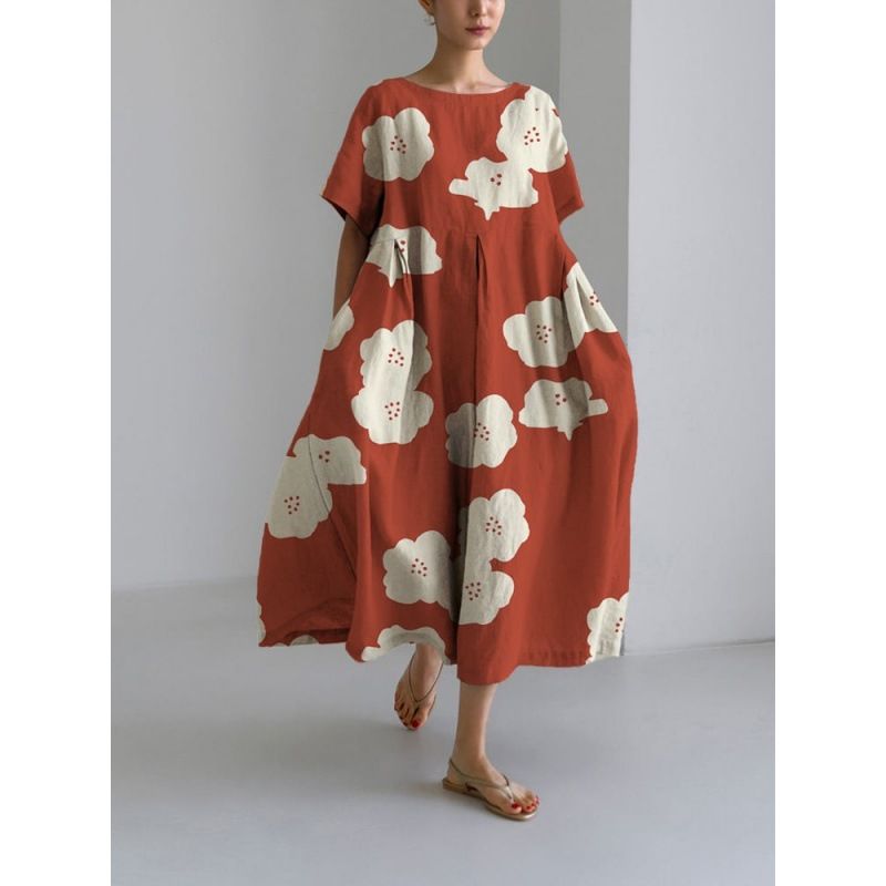 Isla | Boho-Blumenkleid mit weitem Schnitt
