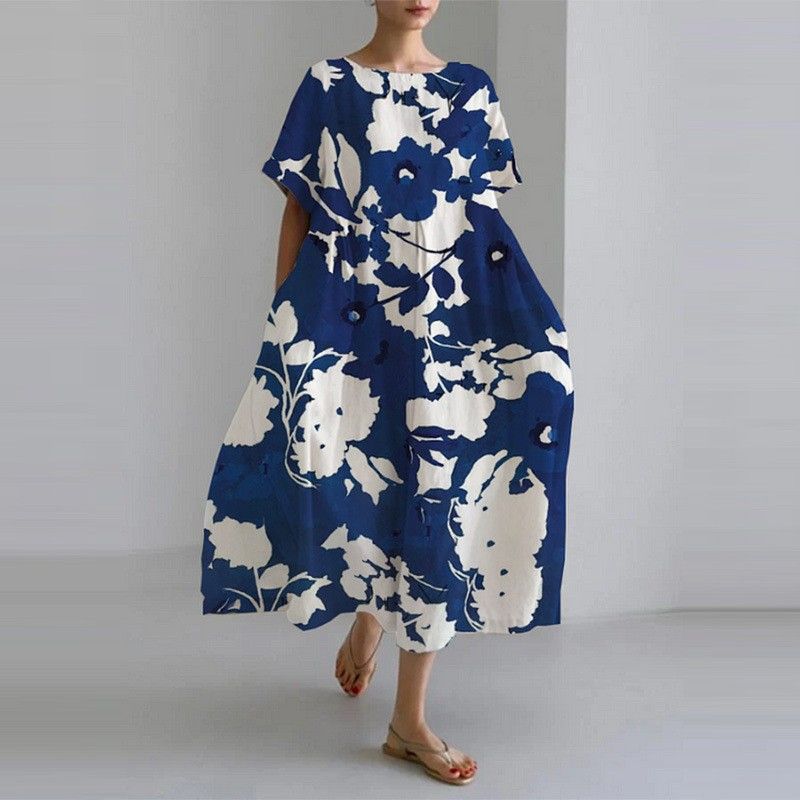 Isla | Boho-Blumenkleid mit weitem Schnitt