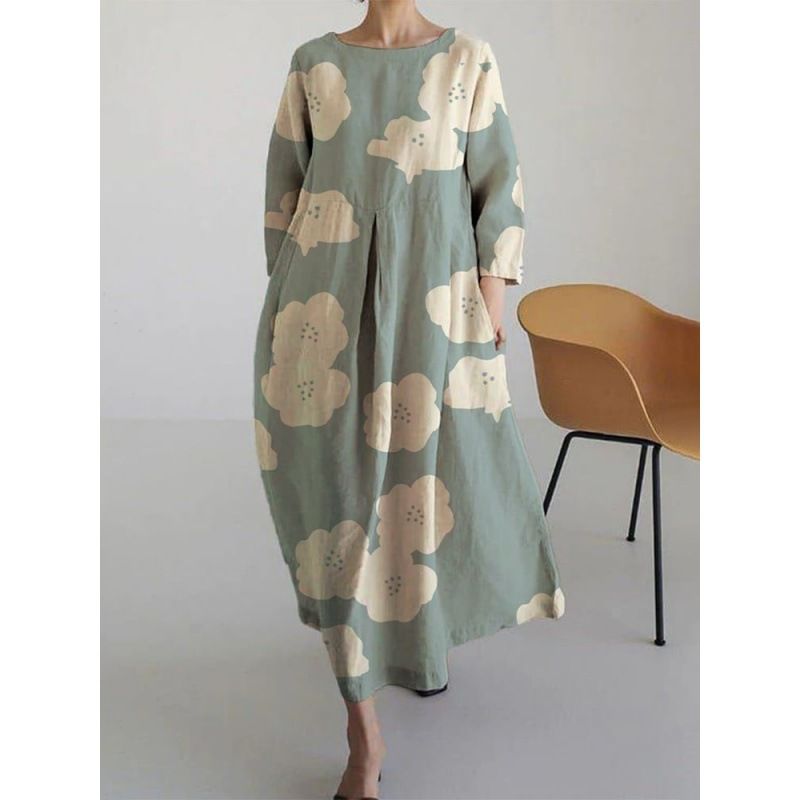 Isla | Boho-Blumenkleid mit weitem Schnitt