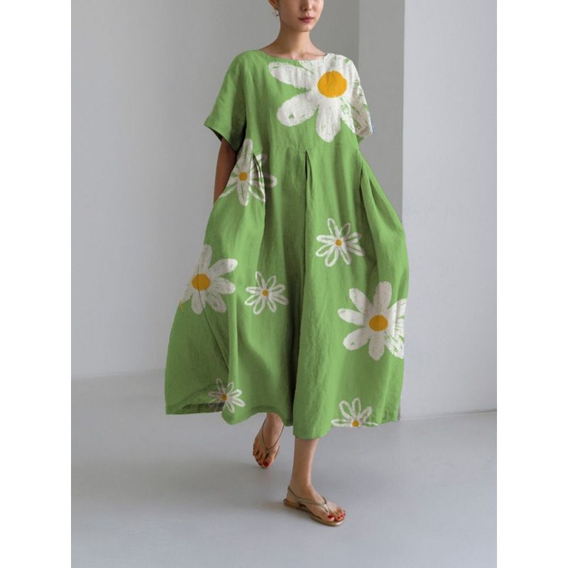 Isla | Boho-Blumenkleid mit weitem Schnitt