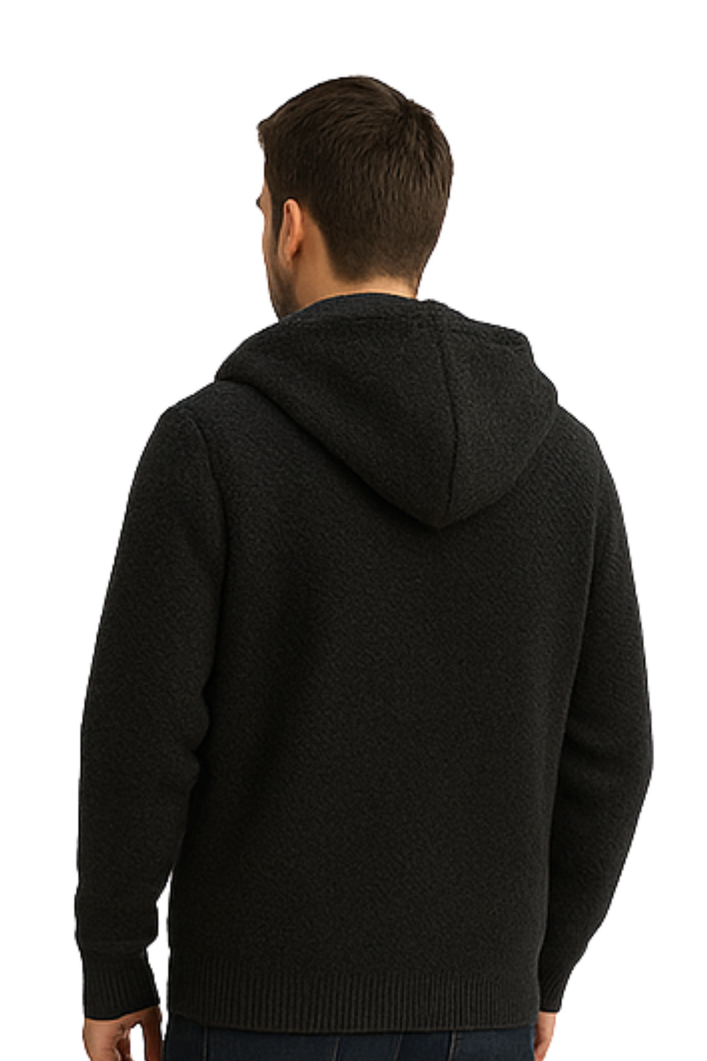 Henry Strick-Hoodie | Dunkelgrau