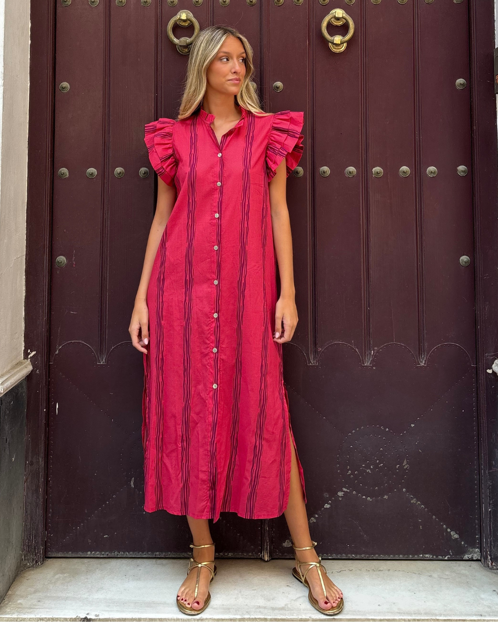 Malea | Zeitloses Rosé-Kleid