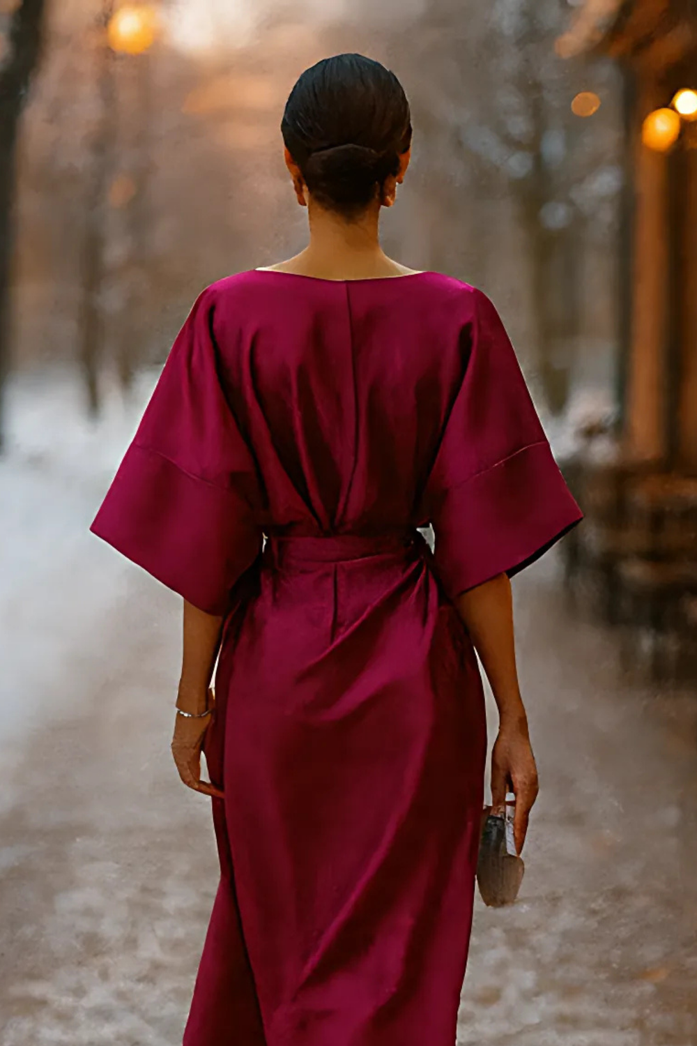 Anne Langes Abendkleid | Rosa