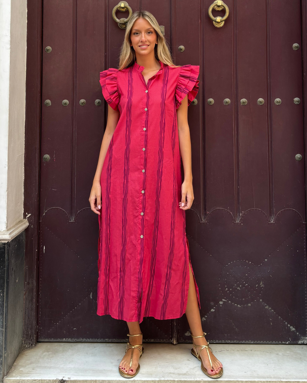 Malea | Zeitloses Rosé-Kleid