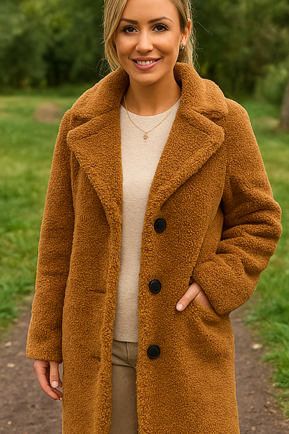 Jess Teddy Mantel | Braun