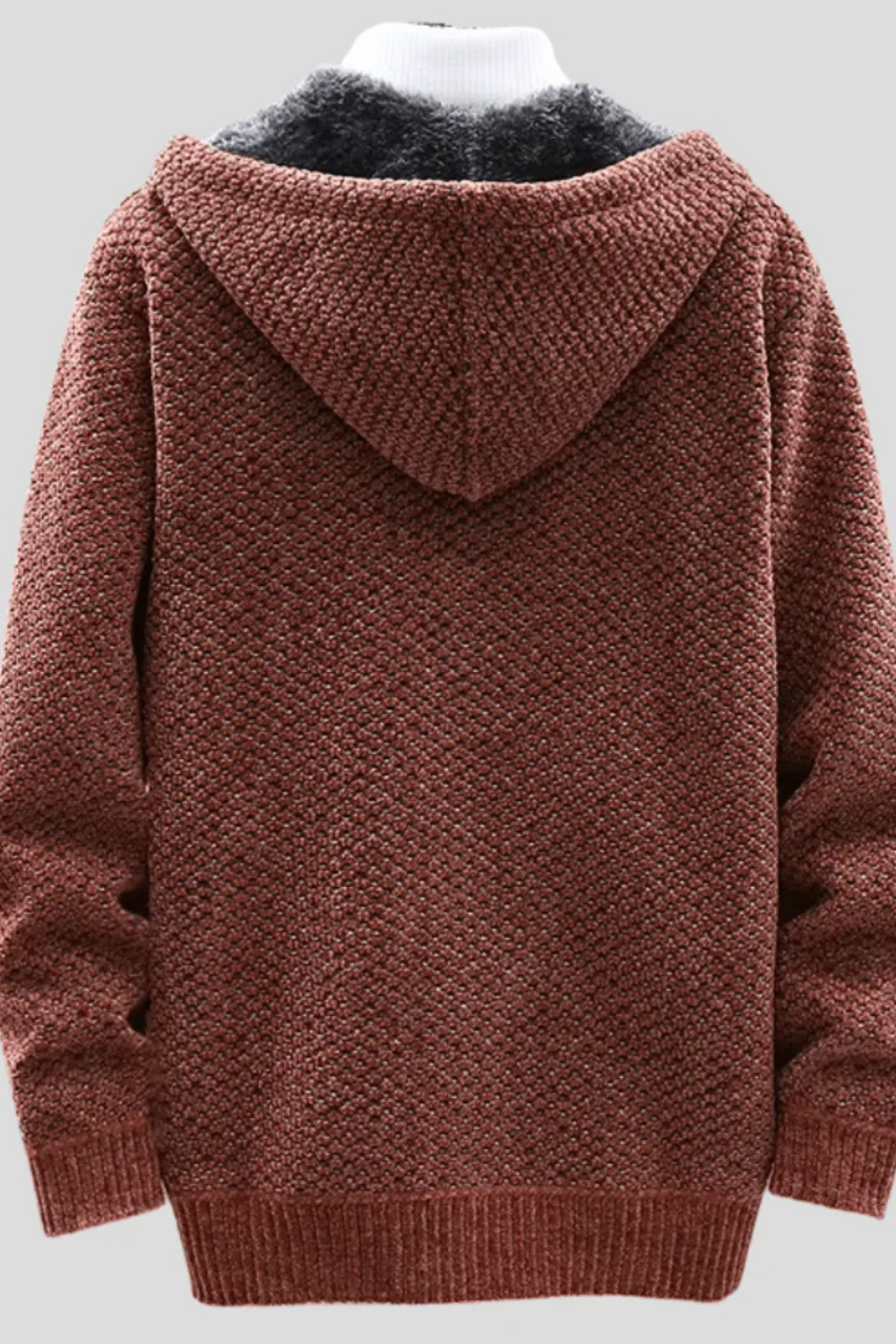 Henry Strick-Hoodie | Braun