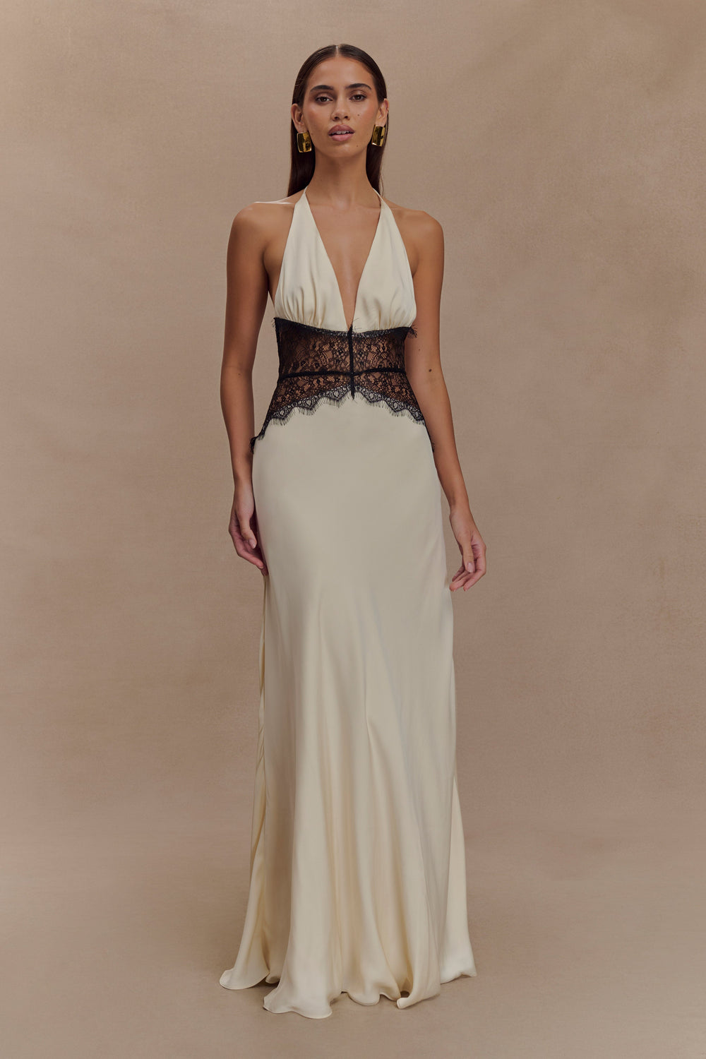 Tavira | Maxikleid mit seidigem Glanz