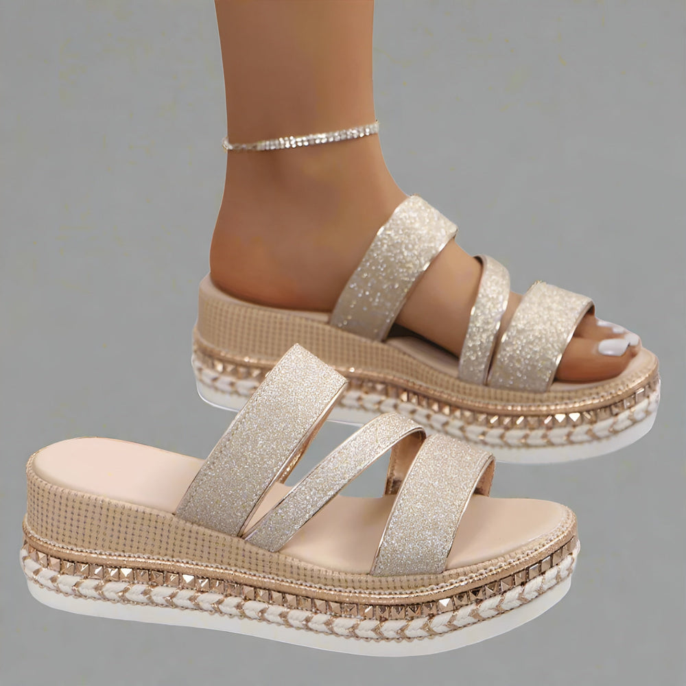 Laila | Bequeme Keilsandalen aus Premiummaterial