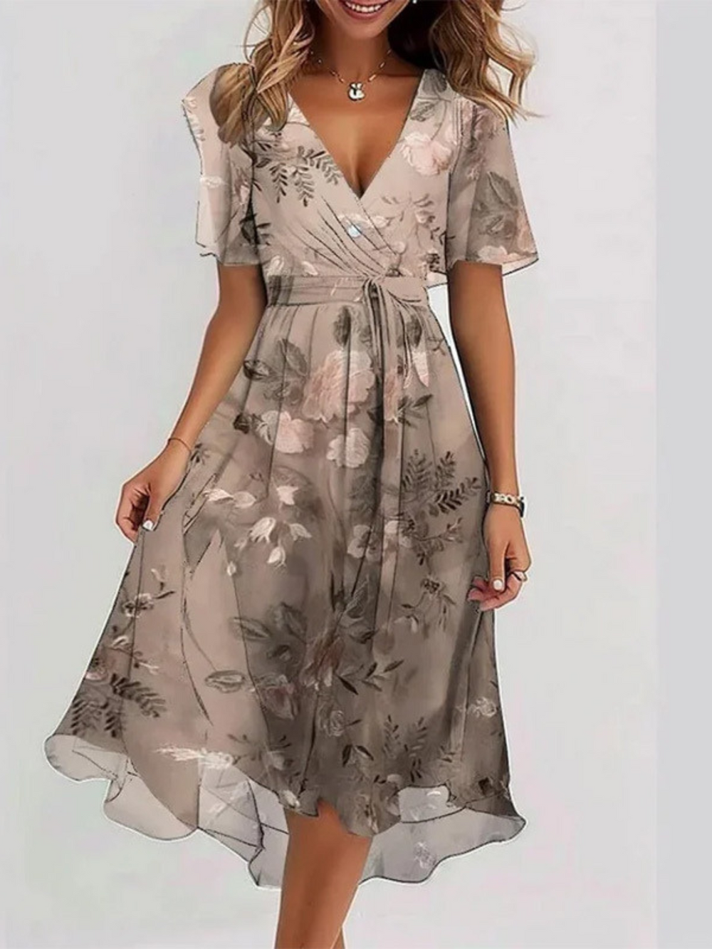 Elsinya | Bohemian Style Farbverlauf Kleid