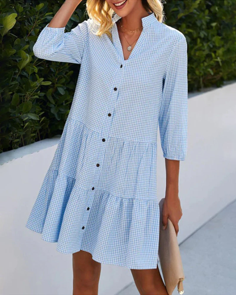 Bella | Sommerkleid mit Vichy-Karo