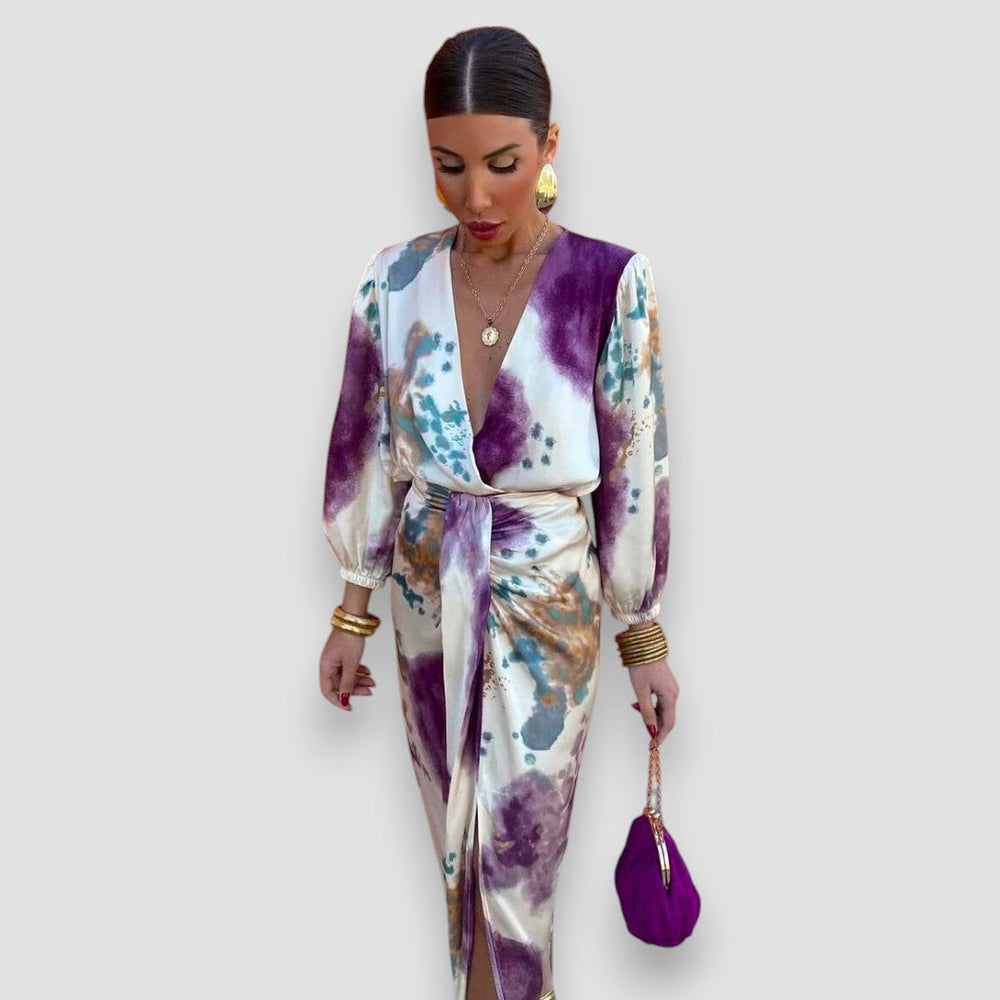 Josephine | Raffiniertes V-Front Kleid