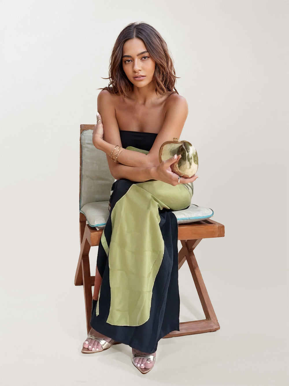 Elvara | Kleid mit abstraktem Blumenmuster