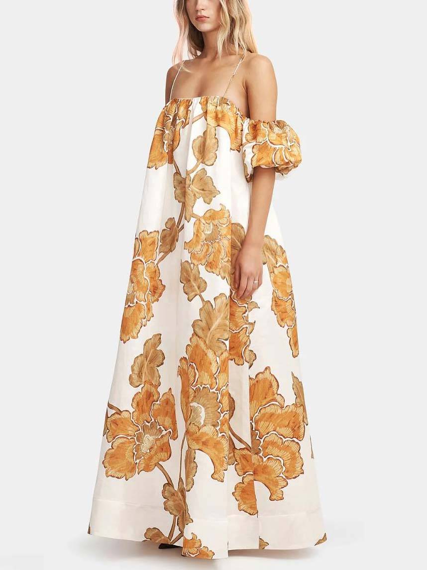 Blenda | Blumenkleid mit Trägern