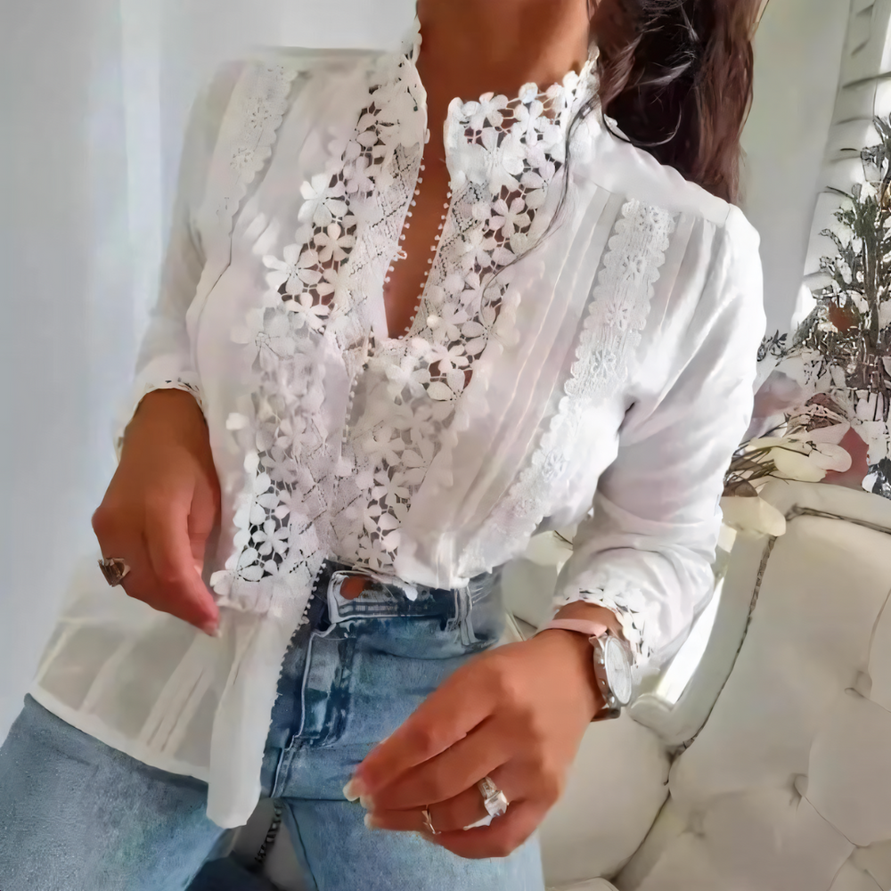 Sara | Bluse mit Blumenmuster