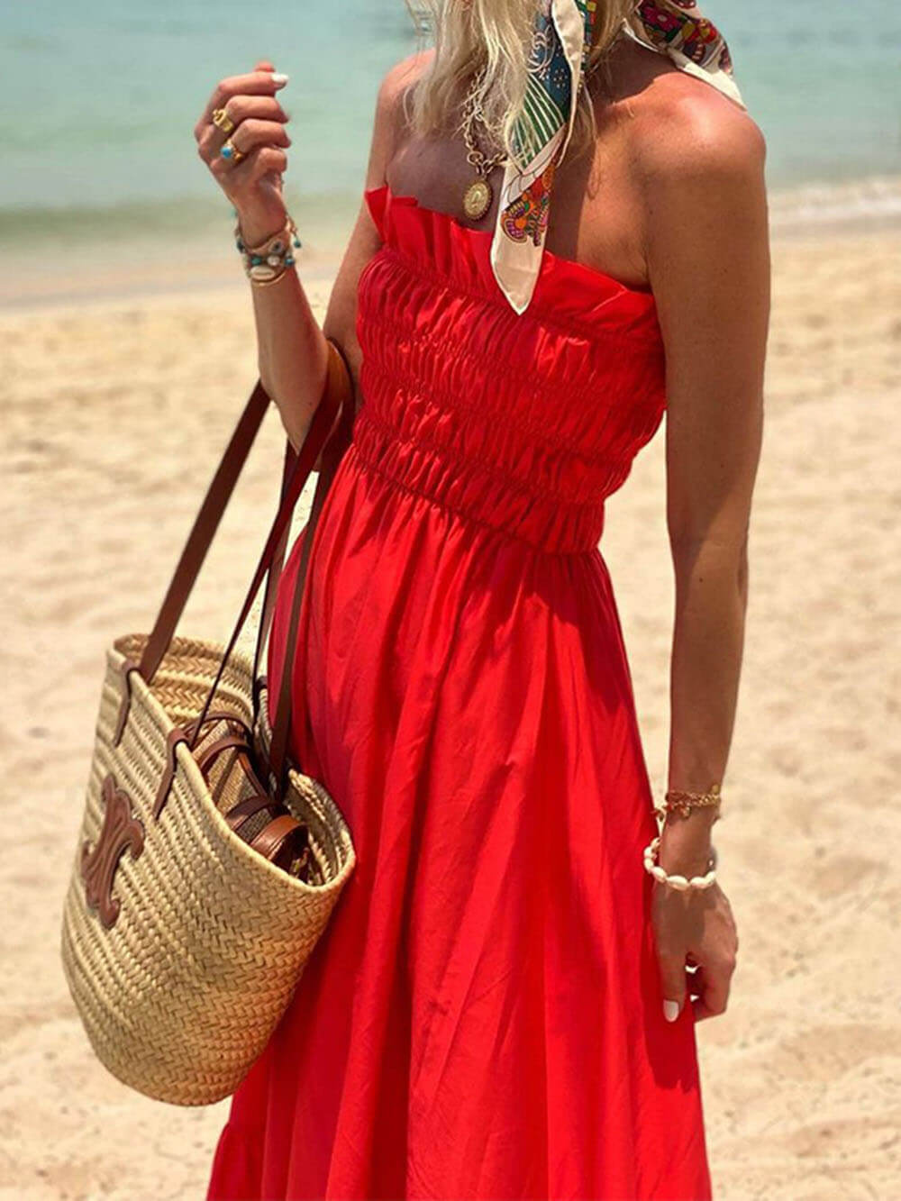 Deborah | Charmantes Strapless Maxikleid
