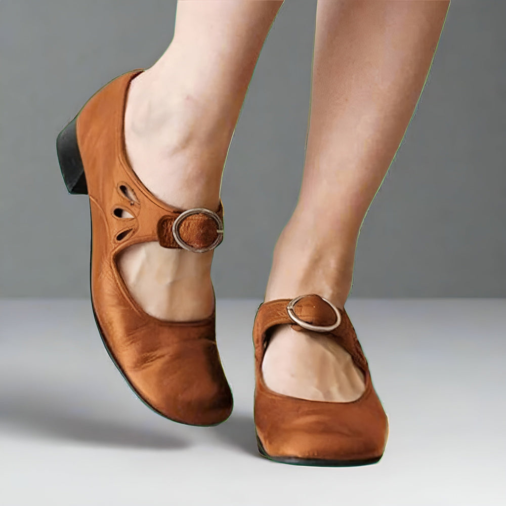 Sandell | Orthopädische Ledersandalen mit bequemer Keilsohle