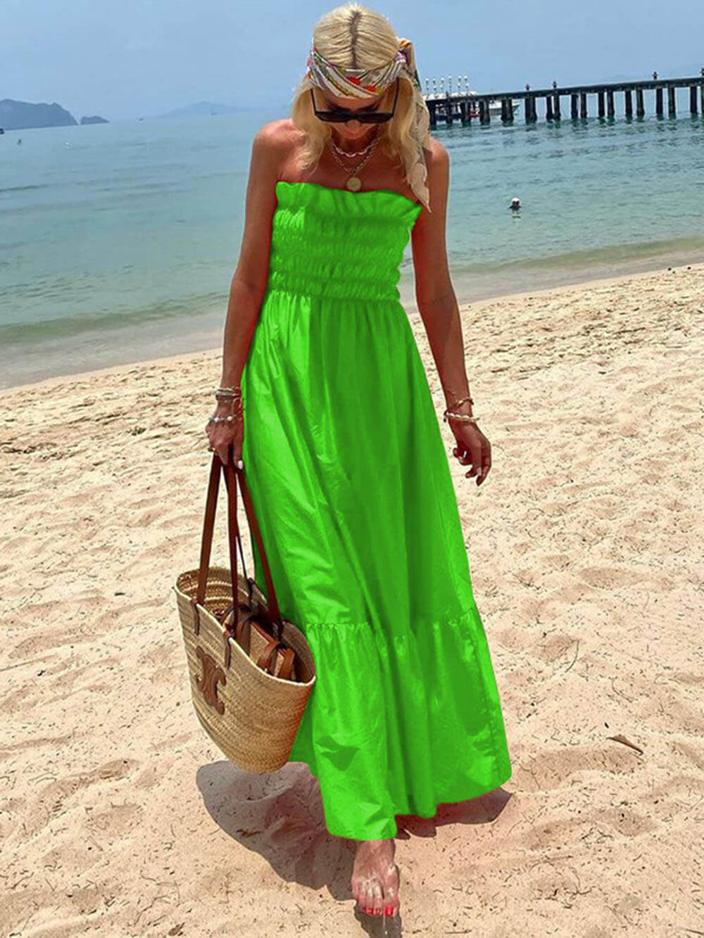 Deborah | Charmantes Strapless Maxikleid