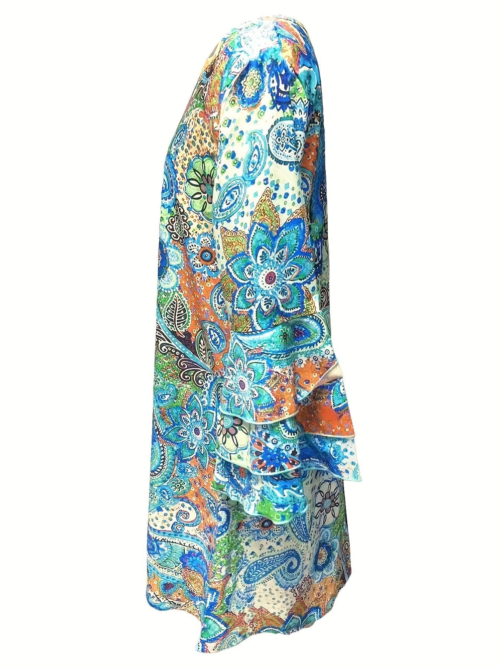 Aniya | Geblümtes Kleid mit V-Ausschnitt