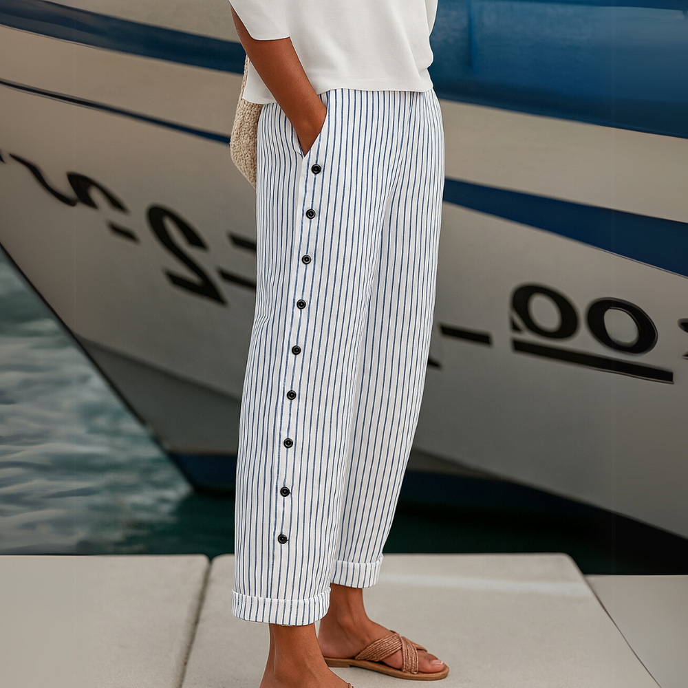 Selene | Elegante Hochtaillierte Hose
